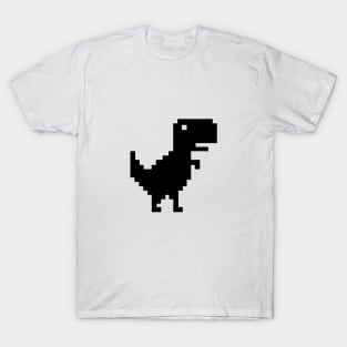 Dinosaur 8-bit Retro Theme T-Rex T-Shirt